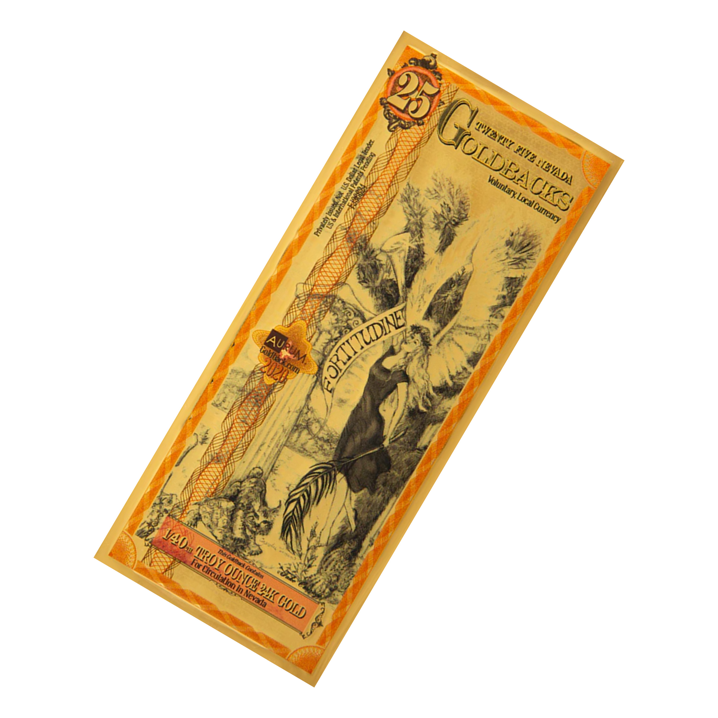 Goldback Notes Troy Oz 24K Gold-Backed Bills