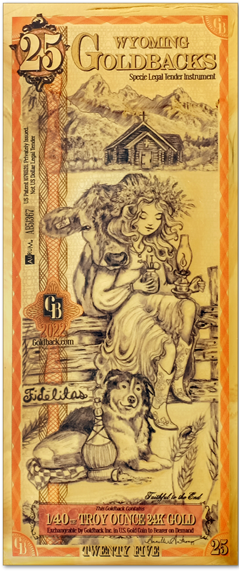 Goldback Notes Troy Oz 24K Gold-Backed Bills