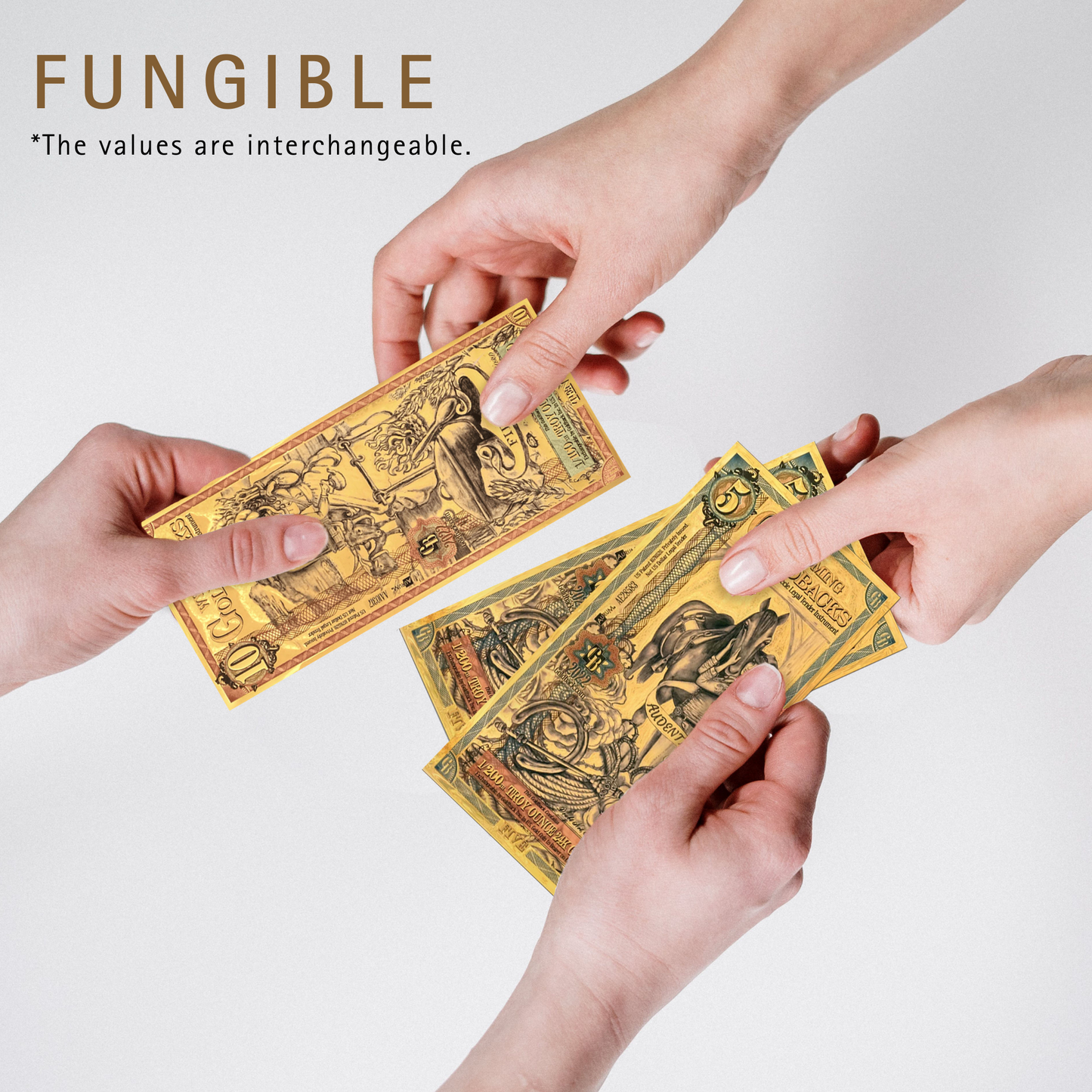 Goldback Notes Troy Oz 24K Gold-Backed Bills