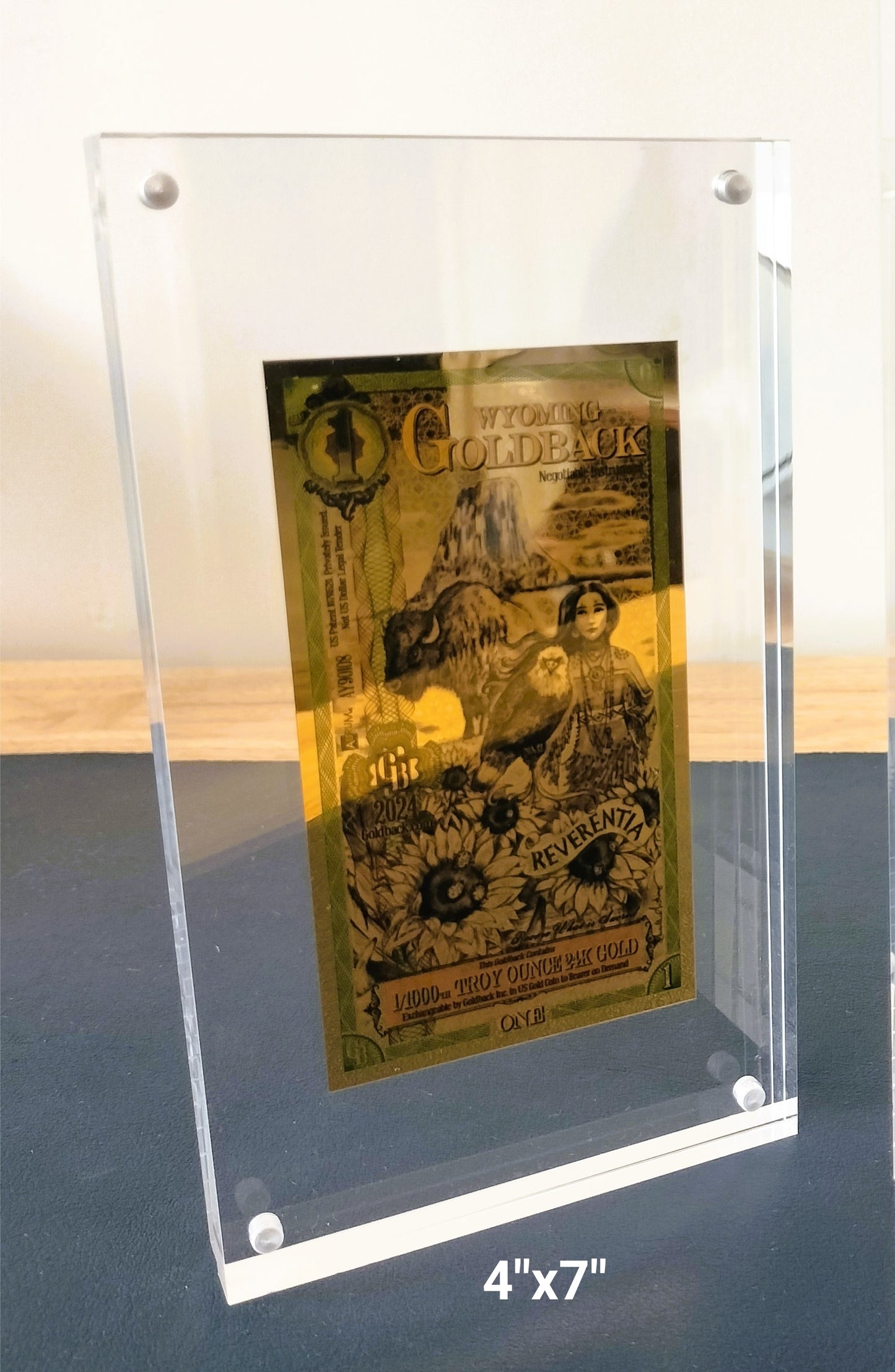 Acrylic Display Frame - Collector's Display Case for Goldback Notes