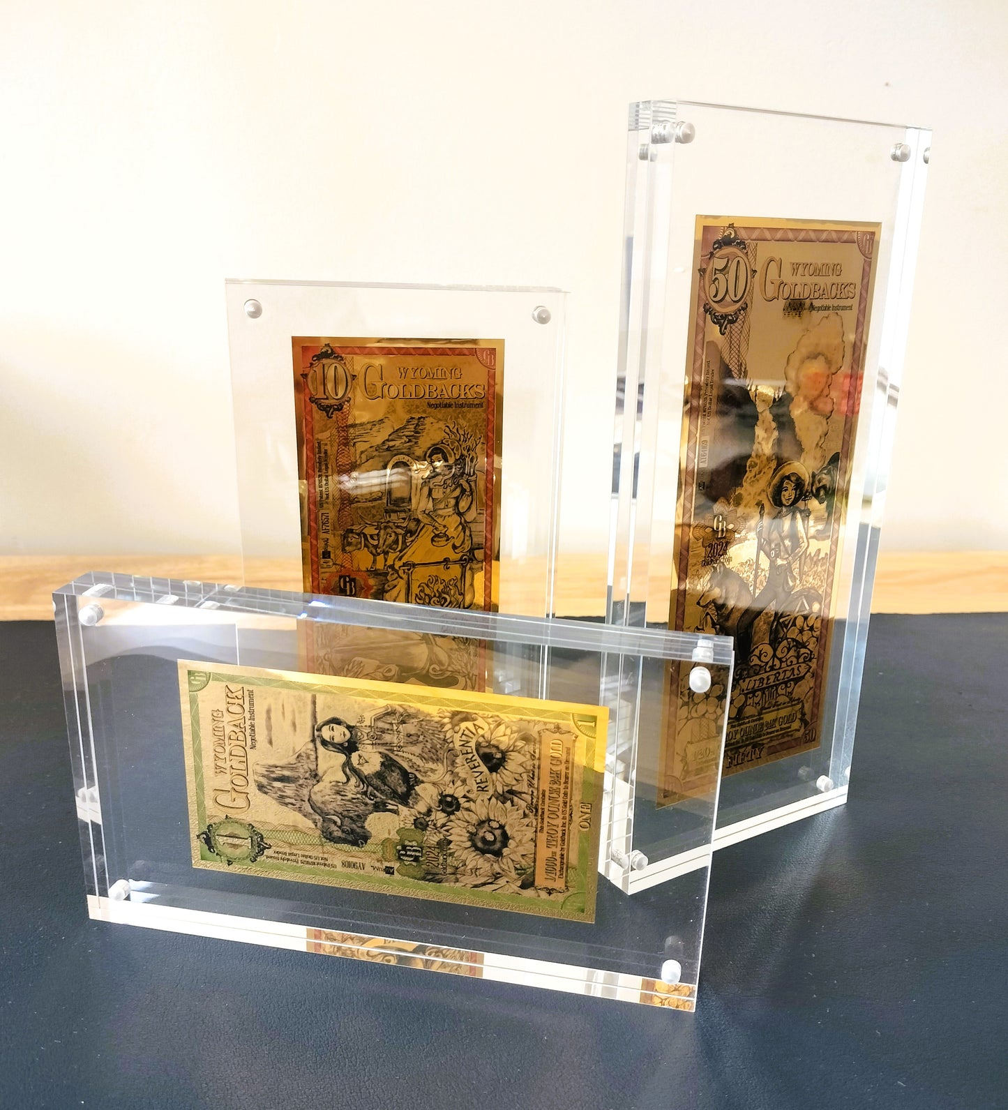 Acrylic Display Frame - Collector's Display Case for Goldback Notes