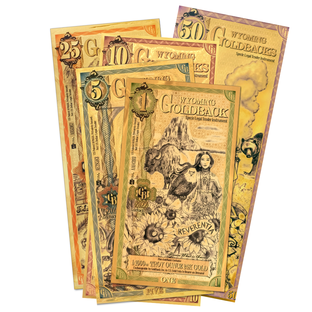 Wyoming GoldBack Notes
